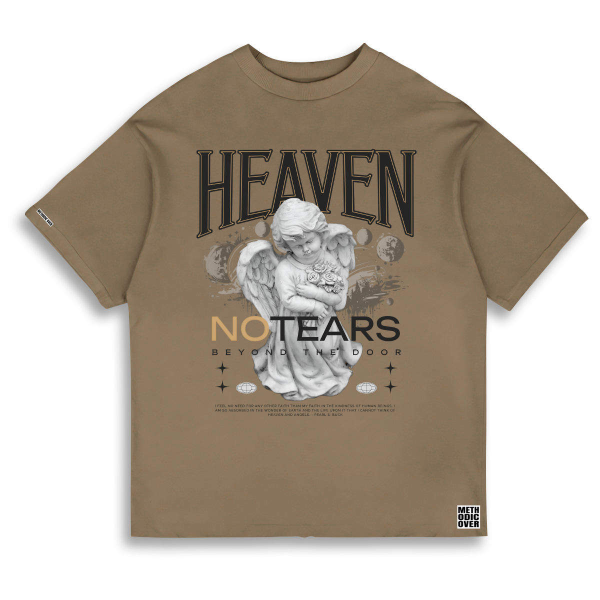 Camiseta Oversized Heaven no Tears