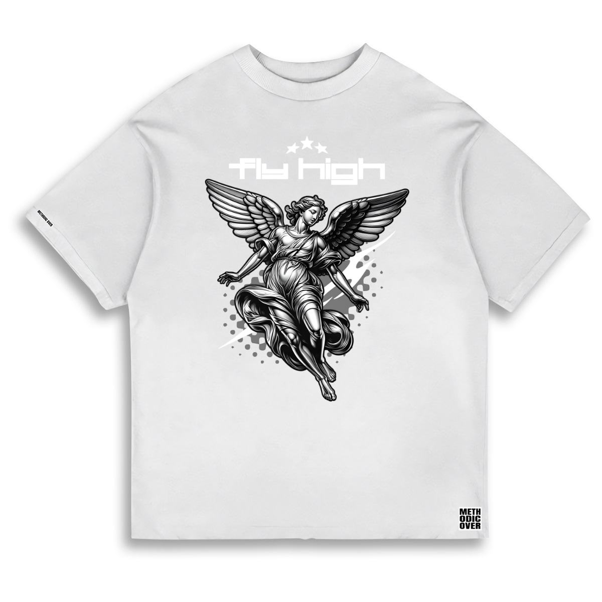 Camiseta Oversized White Angel