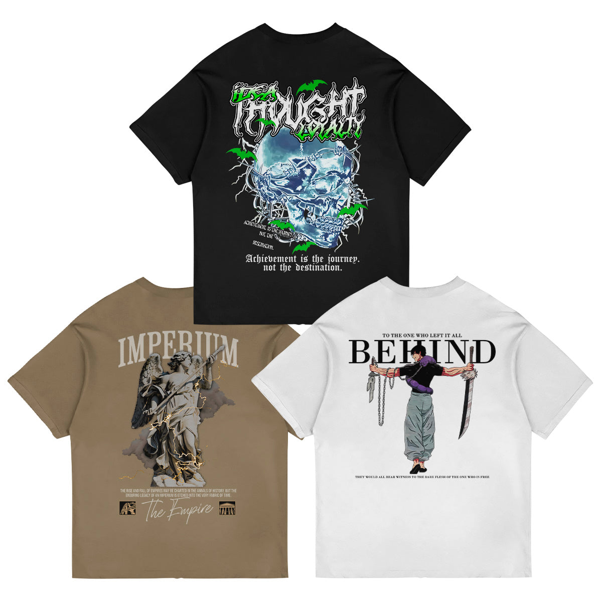 Kit 3 Camisetas Oversized - 003