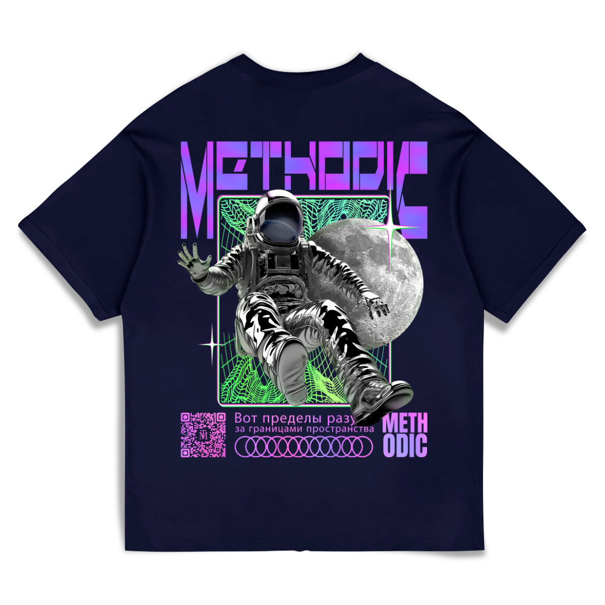 Camiseta Oversized Astronauta Methodic