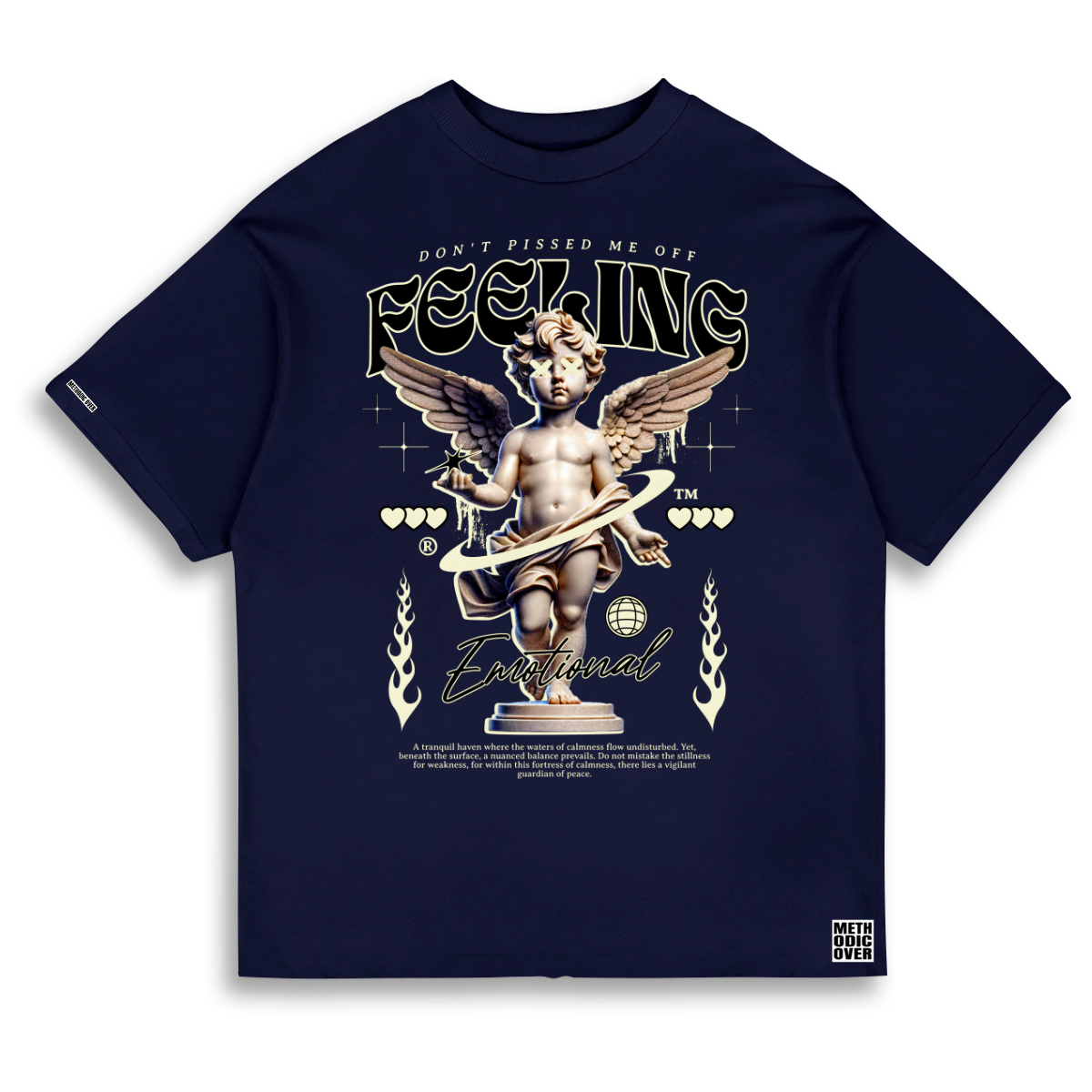 Camiseta Oversized Feeling Cherubin