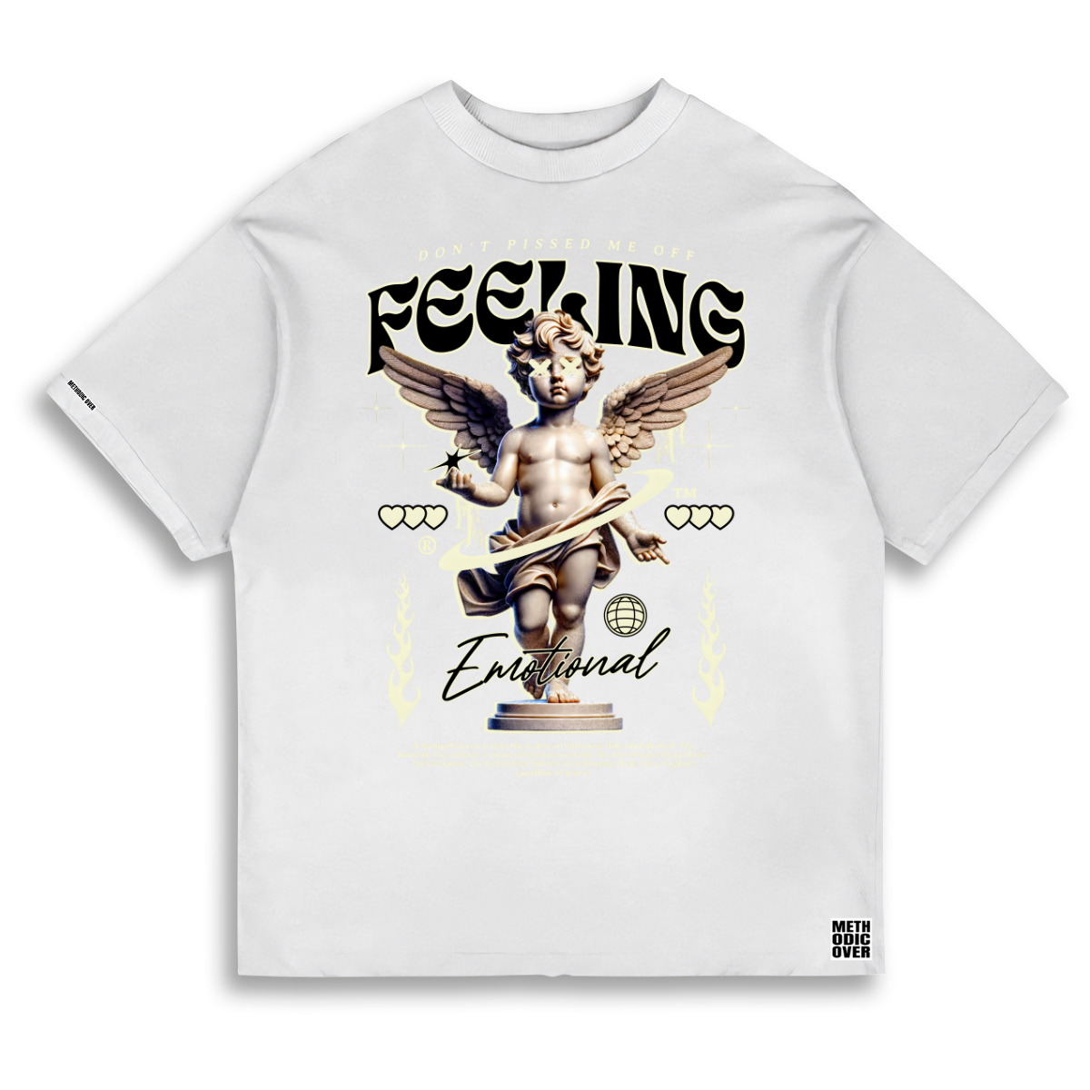 Camiseta Oversized Feeling Cherubin